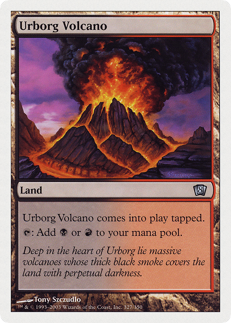 Urborg Volcano (8ED-327) [8th Edition] Foil