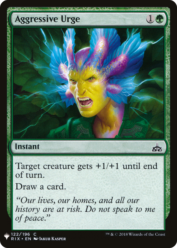 Aggressive Urge (LIST-RIX-122) [The List]