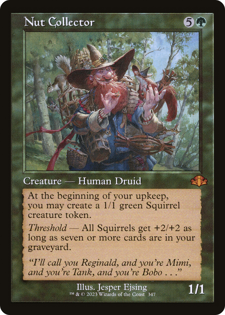 Nut Collector (Retro Frame) (DMR-347) [Dominaria Remastered] Foil
