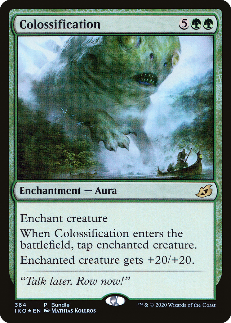 Colossification (IKO Bundle) (UMP-364) [Ikoria: Lair of Behemoths] Foil