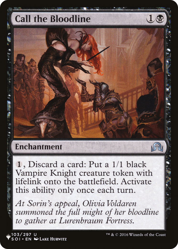 Call the Bloodline (LIST-SOI-103) [The List]