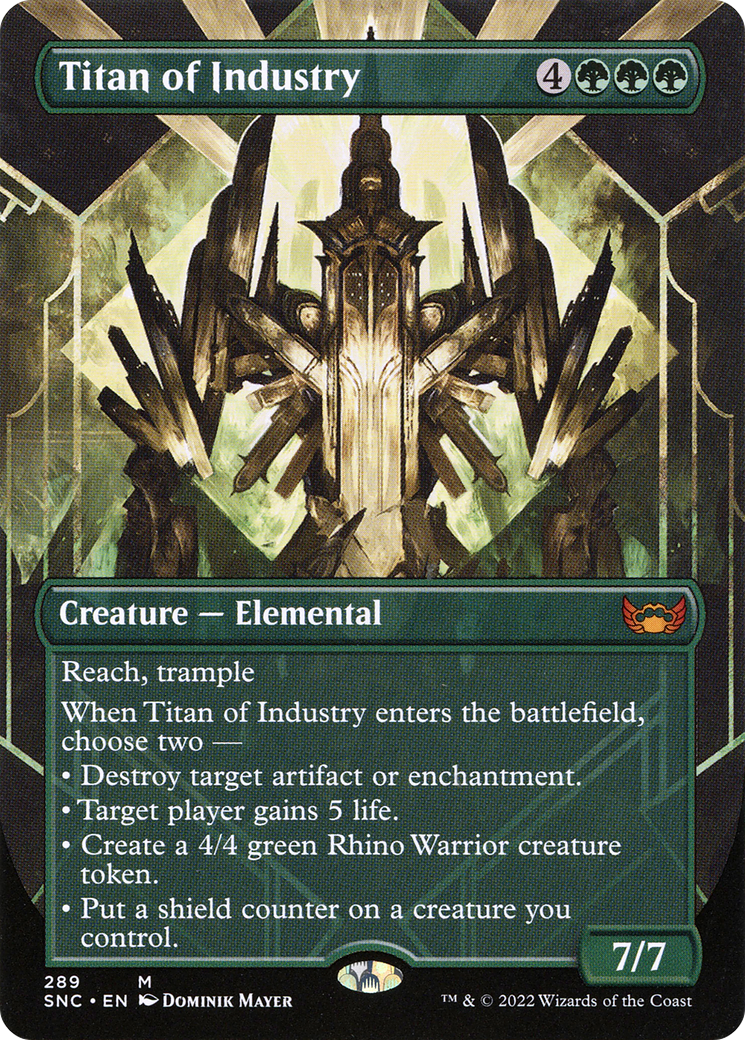 Titan of Industry (Borderless) (SNC-289) [Streets of New Capenna] Foil
