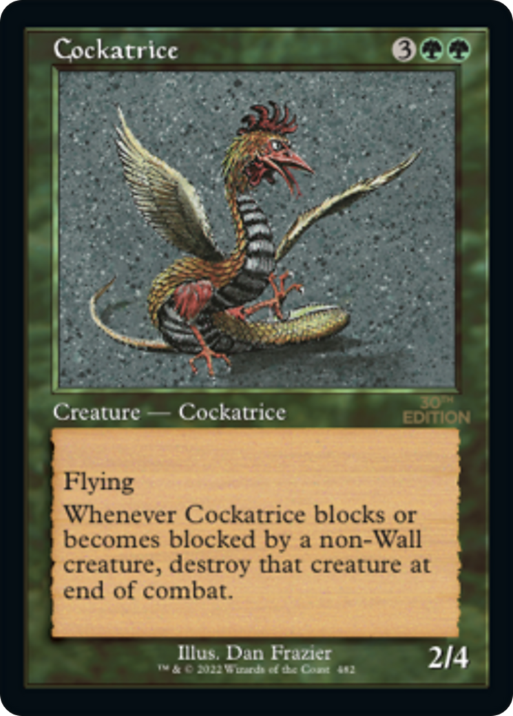 Cockatrice (Retro Frame) (30A-482) [30th Anniversary Edition]