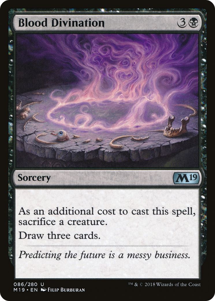 Blood Divination (M19-086) [Core Set 2019]