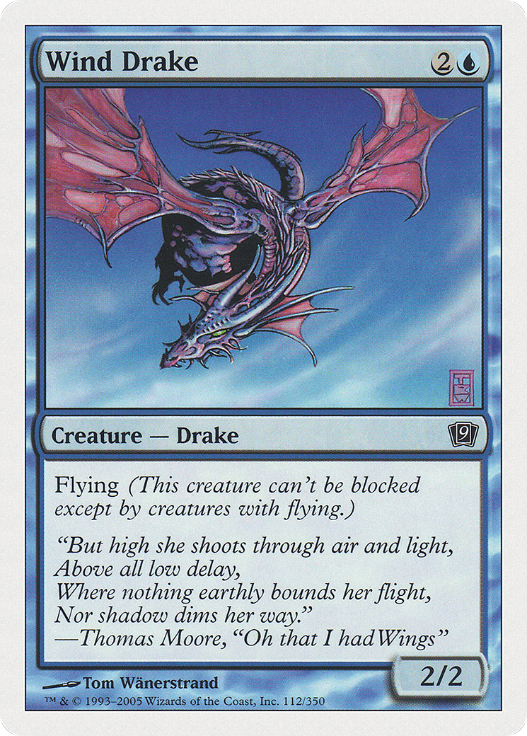 Wind Drake (9ED-112) [9th Edition] Foil