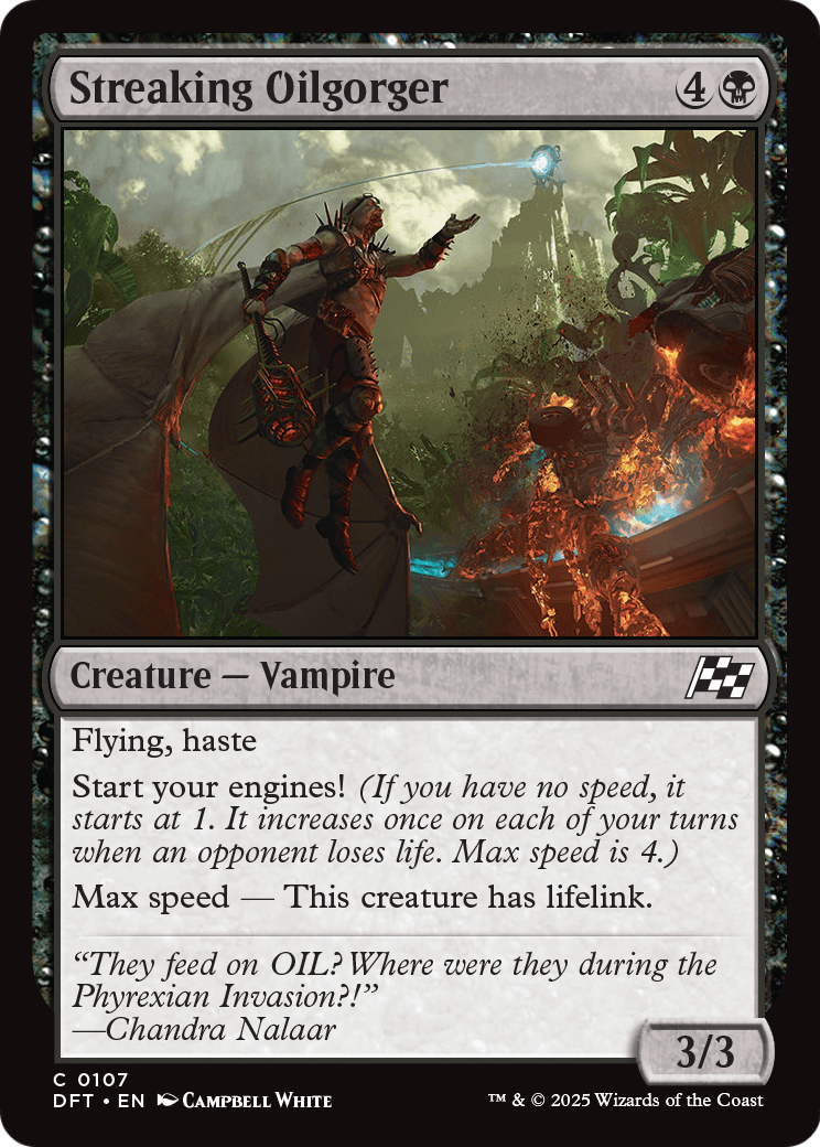 Streaking Oilgorger (DFT-107) [Aetherdrift] Foil