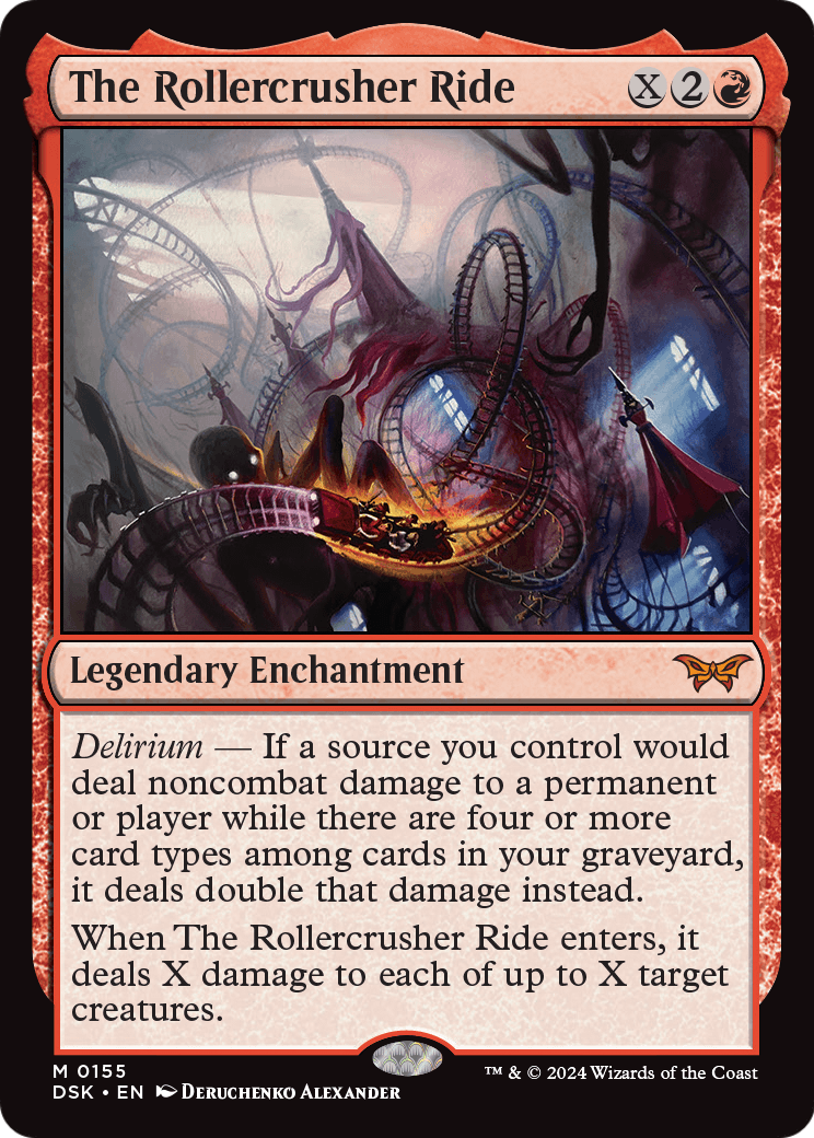 The Rollercrusher Ride (DSK-155) [Duskmourn: House of Horror] Foil