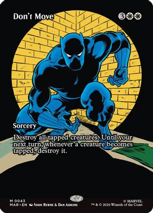 Don't Move (Borderless) (MAR-043) [Marvel Universe Eternal-Legal]