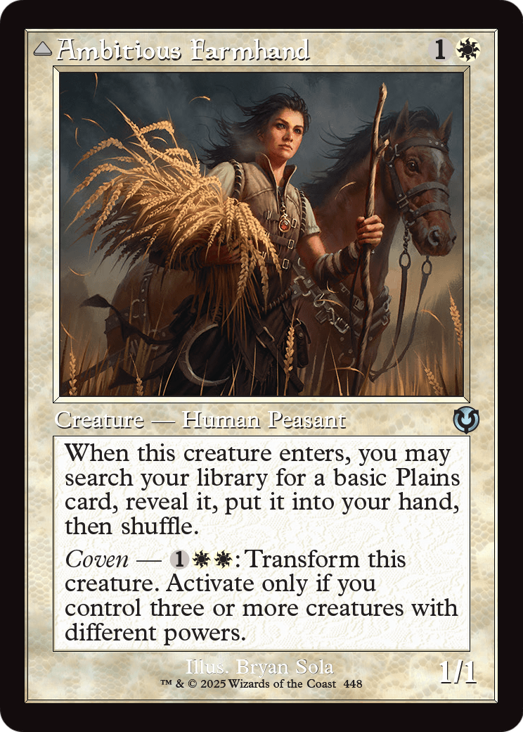 Ambitious Farmhand (Retro Frame) (INR-448) [Innistrad Remastered]