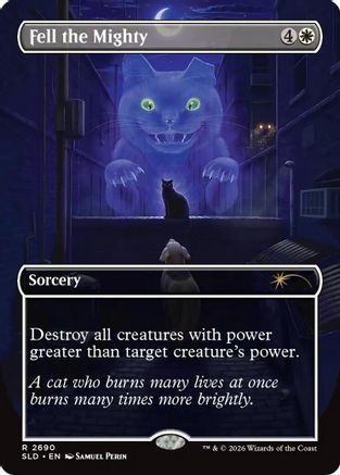 Fell the Mighty (SLD-2690) [Secret Lair Drop Series] Foil