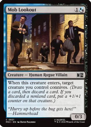 Mob Lookout (MSC-821) [Commander: Marvel Super Heroes]