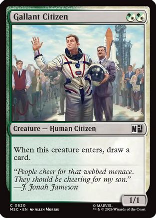 Gallant Citizen (MSC-820) [Commander: Marvel Super Heroes]