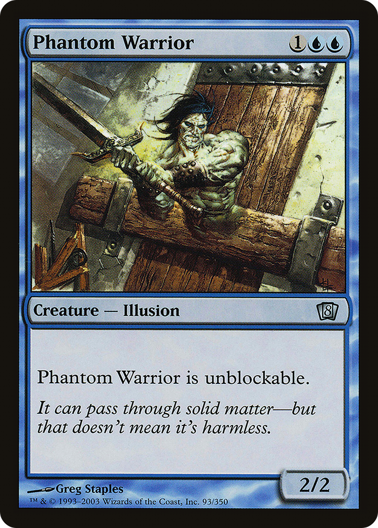 Phantom Warrior (8ED-093) [8th Edition]