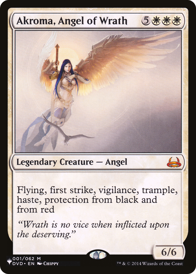 Akroma, Angel of Wrath (LIST-DVD-1) [The List]