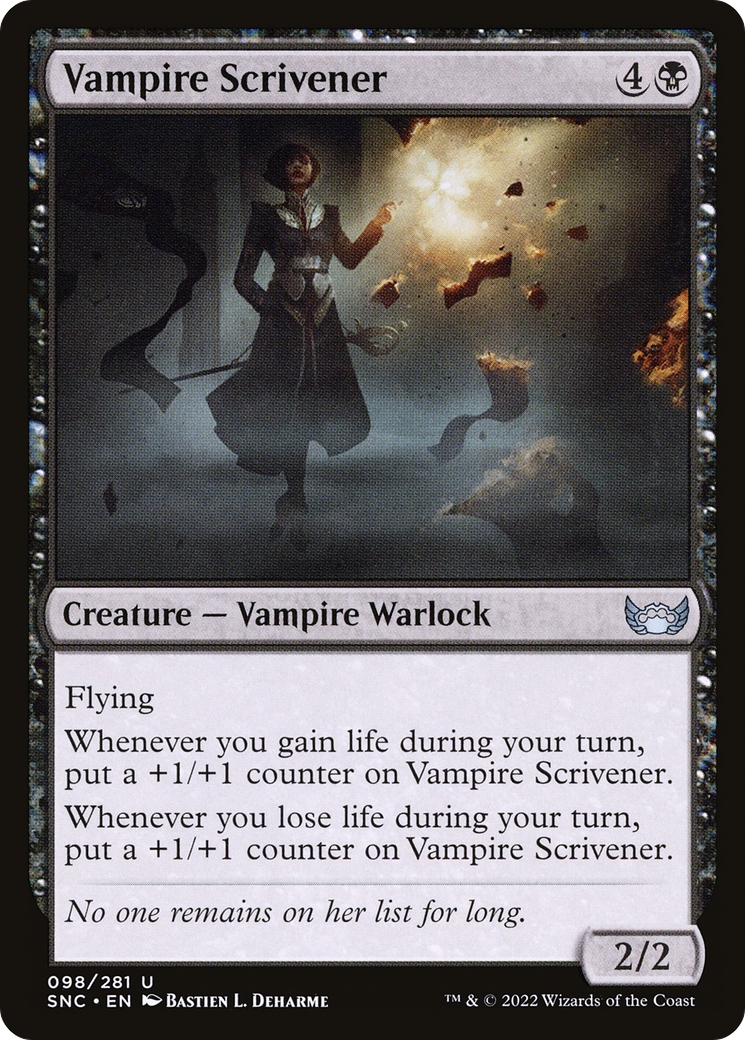 Vampire Scrivener (SNC-098) [Streets of New Capenna]