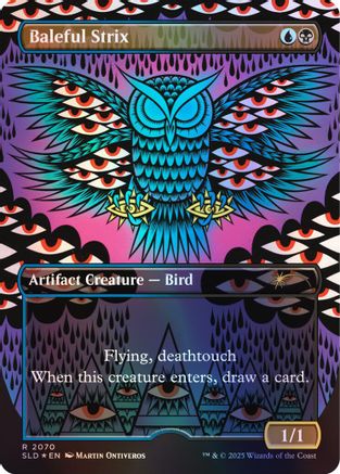Baleful Strix (SLD-2070) (Rainbow Foil) [Secret Lair Drop Series] Foil