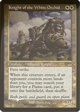 Knight of the White Orchid (Retro Frame) (SLD-7139) [Secret Lair Drop Series] Foil