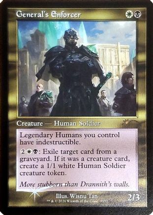 General's Enforcer (Retro Frame) (SLD-7152) [Secret Lair Drop Series] Foil