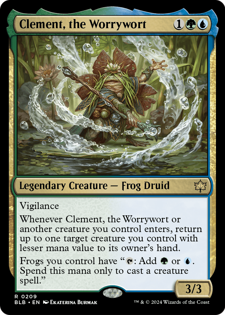 Clement, the Worrywort (BLB-209) [Bloomburrow]