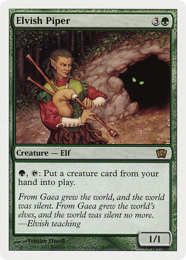 Elvish Piper (8ED-244) [8th Edition]