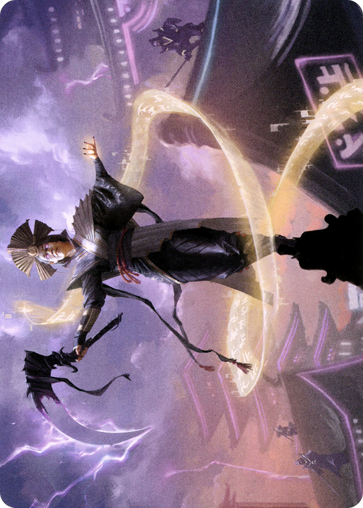 Naomi, Pillar of Order // Naomi, Pillar of Order (ANEO-035) (Borderless) [Neon Dynasty Art Series]