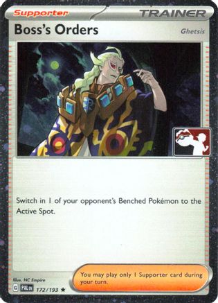 Boss's Orders [Ghetsis] (Cosmos Holo) (172/193) [Prize Pack Series Cards] Holofoil - Rare