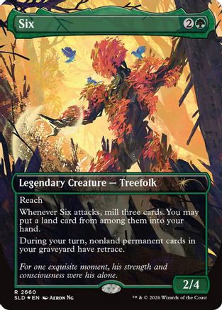 Six (SLD-2660) [Secret Lair Drop Series] Foil