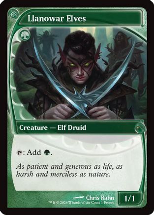 Llanowar Elves (MFP-001) [MagicFest Cards] Foil