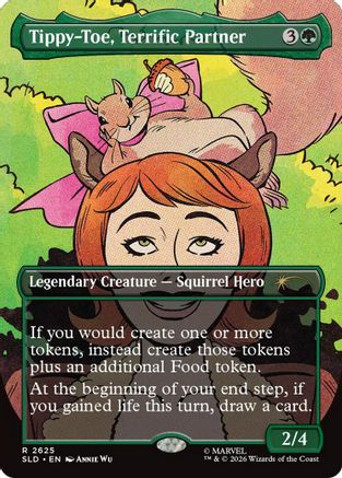 Tippy-Toe, Terrific Partner (SLD-2625) [Secret Lair Drop Series] Foil
