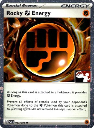 Rocky Fighting Energy (Cosmos Holo) (087/088) [Prize Pack Series Cards] Holofoil - Rare