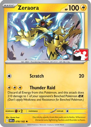 Zeraora (078/182) [Prize Pack Series Cards] - Rare