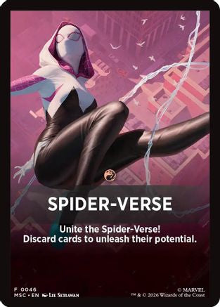 Spider-Verse Theme Card (MSC-046) [Commander: Marvel Super Heroes]