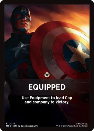 Equipped Theme Card (MSC-015) [Commander: Marvel Super Heroes]