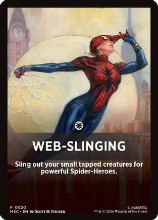 Web-Slinging Theme Card (MSC-020) [Commander: Marvel Super Heroes]