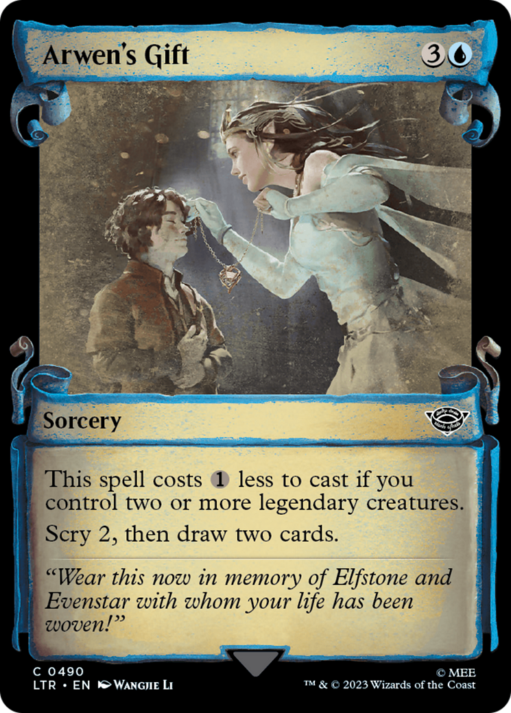 Arwen's Gift (Showcase Scrolls) (LTR-490) [The Lord of the Rings: Tales of Middle-earth] Foil