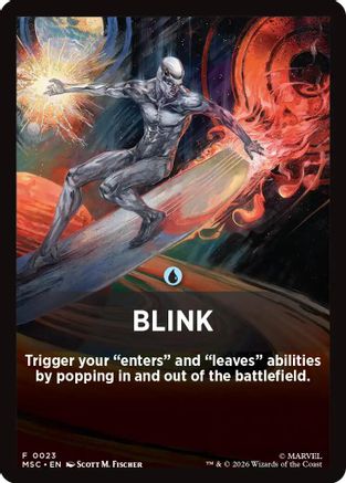 Blink Theme Card (MSC-023) [Commander: Marvel Super Heroes]