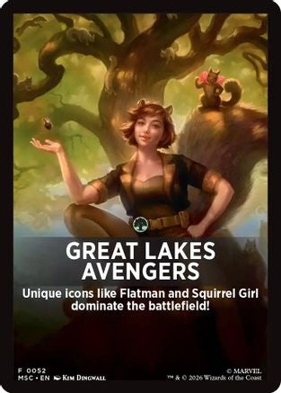 Great Lakes Avengers Theme Card (MSC-052) [Commander: Marvel Super Heroes]