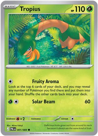 Tropius (001) [ME05 Pitch Black] - Common