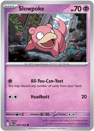 Slowpoke (029) [ME05 Pitch Black] - Common