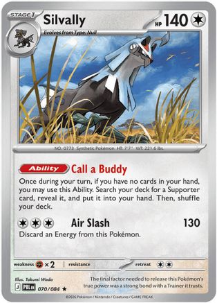 Silvally (070/084) [ME05 Pitch Black] Holofoil - Rare