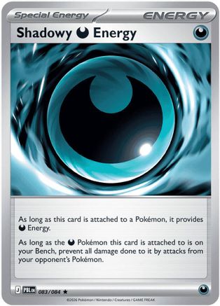 Shadowy Darkness Energy (083) [ME05 Pitch Black] Reverse Holofoil - Rare