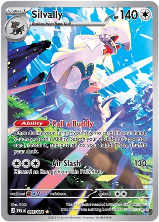 Silvally (095/084) [ME05 Pitch Black] Holofoil - Illustration Rare