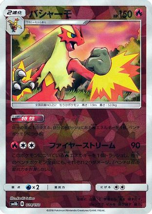Blaziken (Mirror Holofoil) (014/150) - SM8b GX Ultra Shiny Holofoil