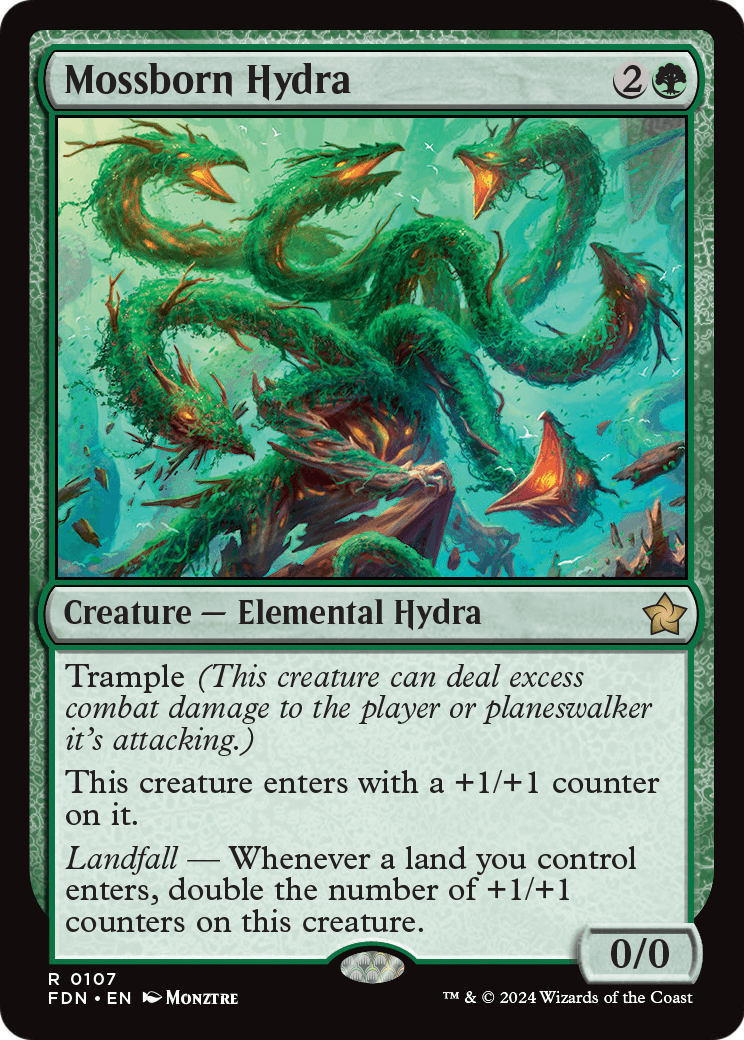 Mossborn Hydra (FDN-107) [Foundations]