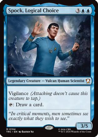 Spock, Logical Choice (TRC-194) [Commander: Star Trek]