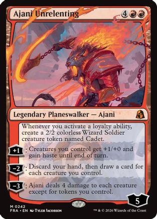 Ajani Unrelenting (FRA-242) [Reality Fracture]