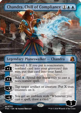 Chandra, Chill of Compliance (Borderless) (FRA-297) [Reality Fracture] Foil