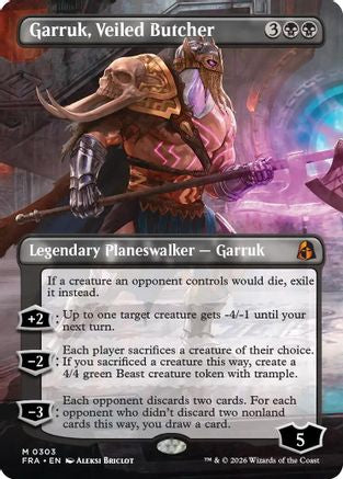 Garruk, Veiled Butcher (Borderless) (FRA-303) [Reality Fracture]