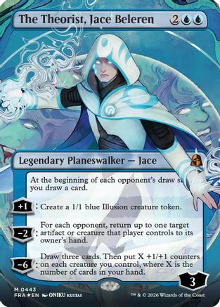 The Theorist, Jace Beleren (Borderless) (FRA-443) [Reality Fracture]