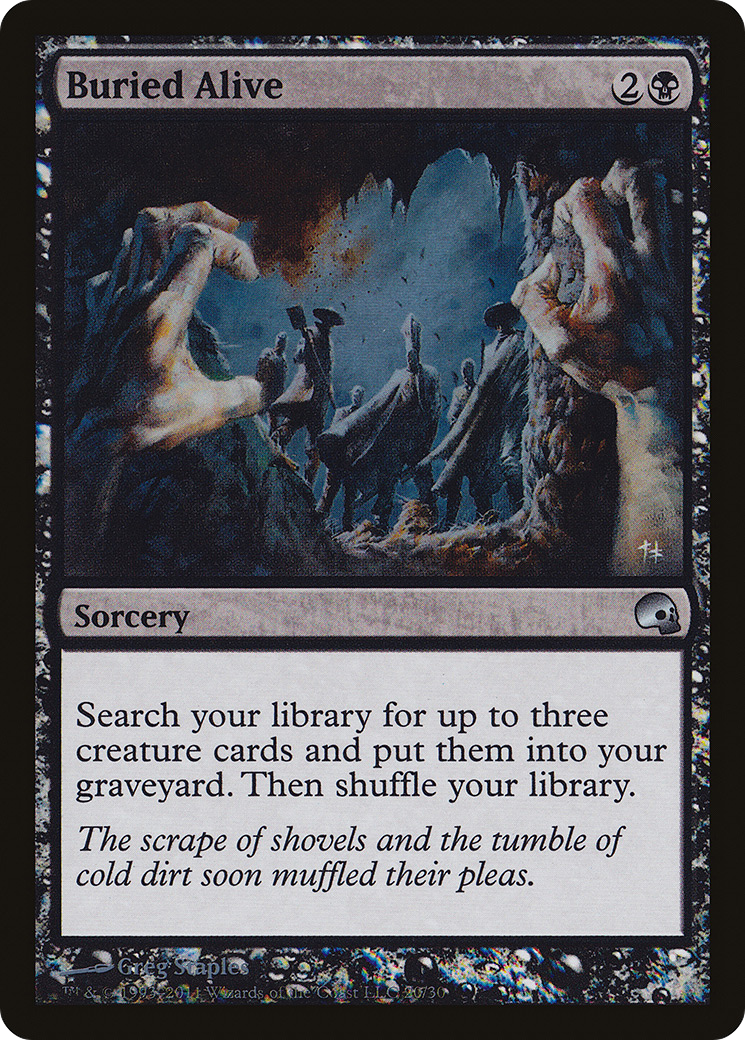 Buried Alive (GRV-020) [Premium Deck Series: Graveborn] Foil